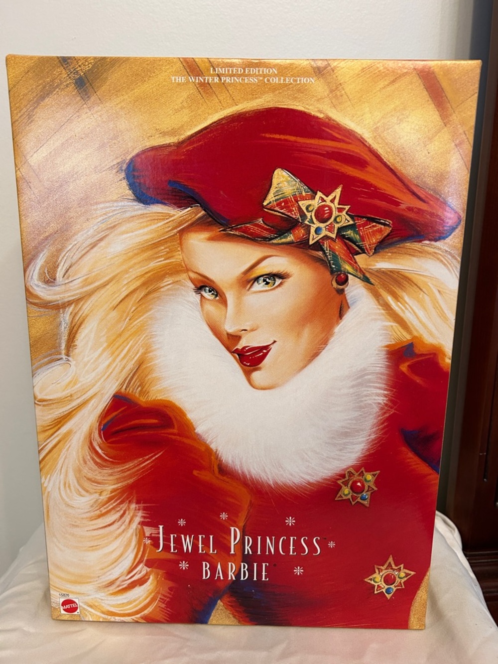 Mattel Jewel Princess Barbie - Red, White, Gold